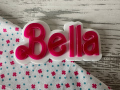 Personalised 2 layer acrylic NAME Bedroom sign