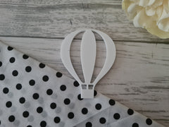 Custom acrylic hotair balloon cake charm choice of colours