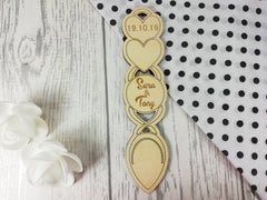 Personalised Engraved Wedding Anniversary Welsh love spoon Choice of size