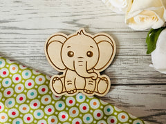 Custom wooden Safari Birthday cake topper charms animals