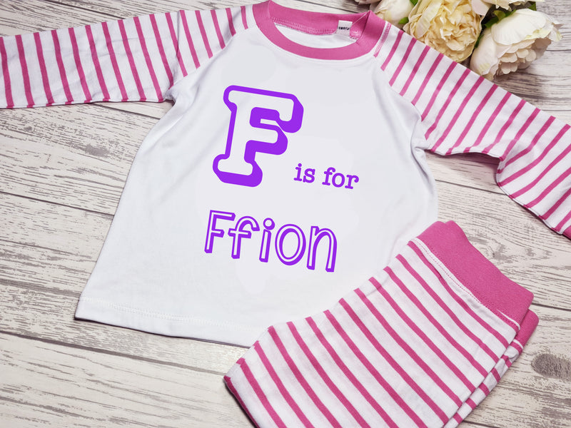Personalised baby sales girl pyjamas