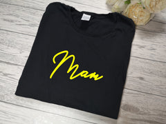 Personalised Women's Black t-shirt Fancy Mummy / Mami / Name